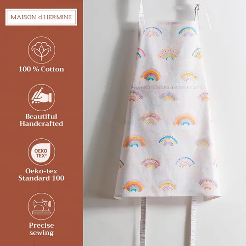 Vista 563 de Maison d' Hermine Delantales para mujer con bolsillo, 100% algodón (27.50 x 31.50 pulgadas)