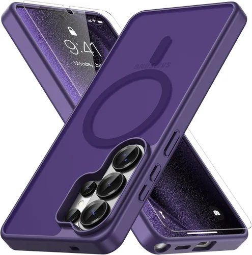 Vista 36 de Vansdon Funda para Samsung Galaxy S24 Plus, S25 Plus, S26 Plus, azul marino