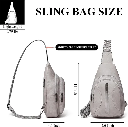 Vista 3 de Bolso bandolera para mujer cruzado, bolsas cruzadas para mujeres y hombres, riñoneras, riñoneras, riñoneras para mujer, para ir de compras y viajes