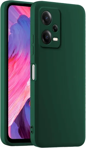 Vista 11 de Funda De Silicona Colorida Para Teléfono, Adecuado Para Redmi Note 12 Pro 5G (6.67") - Blanco Antiguo