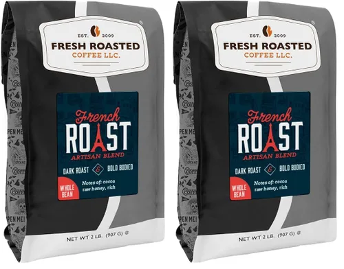 Vista 36 de Fresh Roasted Coffee, Blackbeard's Revenge, 12 onzas, tostado medio, Kosher, grano entero