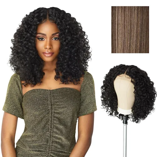Vista 18 de Sensationnel Butta LaceWig-Unit 5, 1 JETBLACK