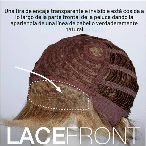 Vista 5 de Paula Young Becky - Peluca rizada con encaje frontal WhisperLite, codiciada