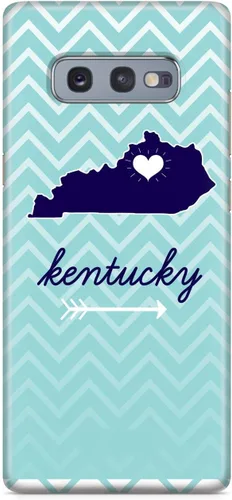 Vista 23 de Inspired Cases - Compatible con iPhone Xs Max - Funda protectora con textura 3D para Apple iPhone Xs Max - Kentucky Chevron Pattern State