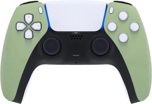 Vista 5 de ProControllers LLC Custom Wireless Controller for PS5 - Hand Airbrushed & Multiple Designs Available (Alligator)