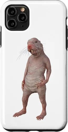 Vista 13 de Carcasa para iPhone 16 Live Weird Funny Naked Mole Rat Strange Animal Case
