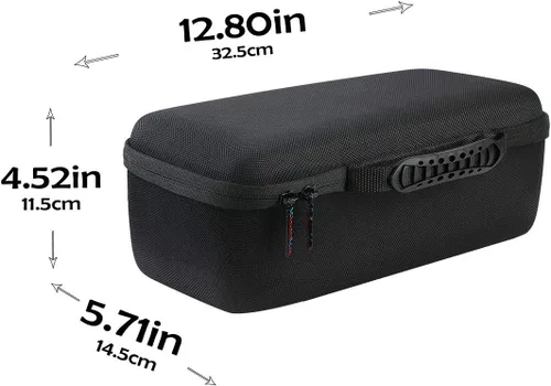 Vista 7 de khanka Estuche rígido para altavoz inteligente Bose Square Triple, cuadrado Cuadrado Triple Negro