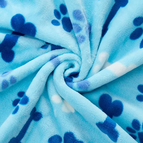 Vista 2 de Allisandro Manta de lujo para perro, 350 GSM, manta de forro polar de microfelpa súper mullida para perros y gatos pequeños, medianos y grandes