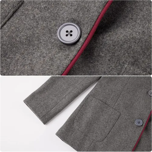 Vista 8 de Matilda the Musical Cosplay Gray Costume School Girl Dress Uniform Suit Skirt Tie Halloween Party Outfit