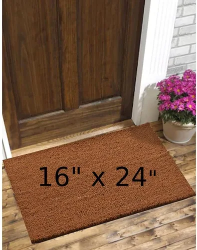 Vista 3 de Tapete de flores silvestres con diseño floral para la puerta delantera, bonito tapete de primavera para porche, decoración de porche, regalos
