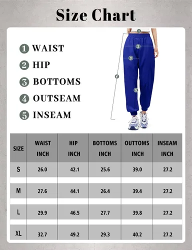 Vista 5 de JZC Pantalones de paracaídas para mujer, pantalones cargo holgados de cintura baja, pantalones Y2K con bolsillos, pantalones deportivos relajados
