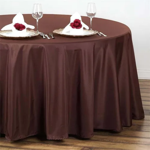 Vista 45 de Efavormart - Mantel redondo de poliéster de 108 pulgadas, 108 pulgadas, para bodas, fiestas, banquetes, restaurantes, color verde manzana