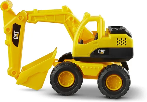 Vista 8 de Cat Construction Fleet - Bulldozer Toy de 10 pulgadas, plástico resistente, hoja de trabajo y ruedas libres, vehículo de caja de arena