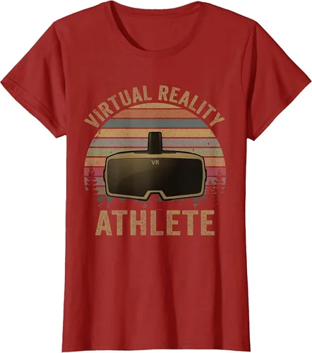 Vista 61 de Virtual Reality Athlete for VR Gamers Camiseta Asphalt Grey