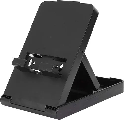 Vista 2 de Zopsc Soporte de juego plegable Consola de juegos para Switch Host Soporte ajustable para SwitchSwitch Lite Game Console NS Stand (negro)