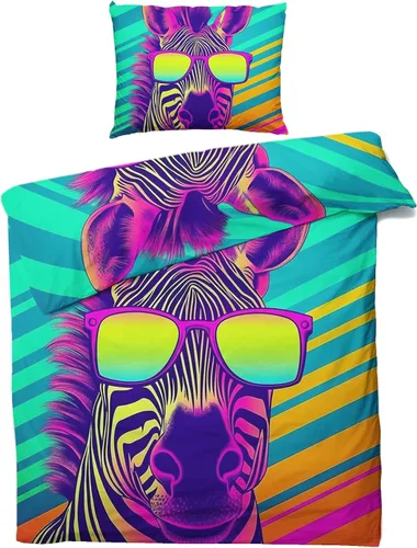 Vista 15 de Funda de edredón de serpiente tamaño individual Juego de ropa de cama de serpiente animal 2 piezas Funda de edredón con patrón de microfibra