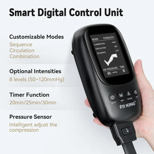 Vista 4 de FIT KING Sistema de recuperación de compresión de aire, botas masajeadoras