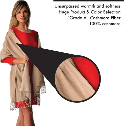 Vista 3 de Pashmina - Envoltura de seda para mujer