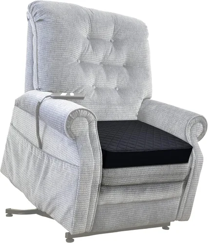 Vista 4 de Funda de repuesto para cojín de asiento cuadrado de 20 x 20 x 5 pulgadas para sillones reclinables y sillones, tela aterciopelada suave