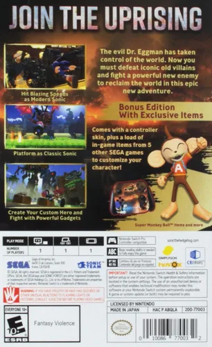 Vista 2 de Sonic Forces Bonus Edition - Nintendo Switch