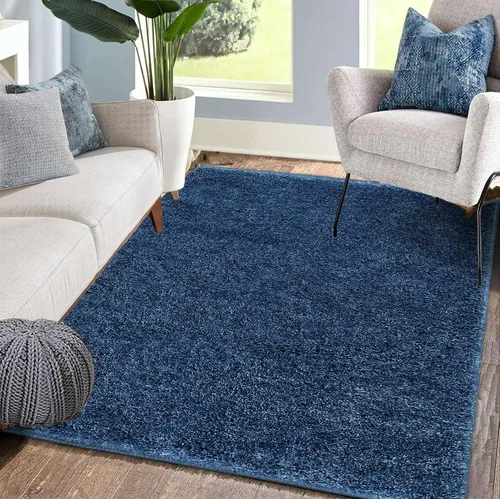 Vista 8 de Fashionwu Alfombra grande de 8 x 10 pies, para dormitorio, oficina, moderna, elegante, de hilo teñido, de alta resistencia, calidad de hotel
