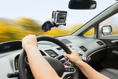 Vista 5 de Xit XTGPCARM Mini Soporte de coche con ventosa para cámaras GoPro Hero 3/3+ y 4 (negro)