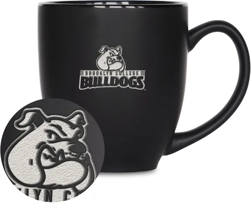 Vista 161 de Rico Industries - Taza de cerámica mate negra con grabado láser estándar de 15oz para NCAA (escuelas T & U) - Para bebidas calientes o frías