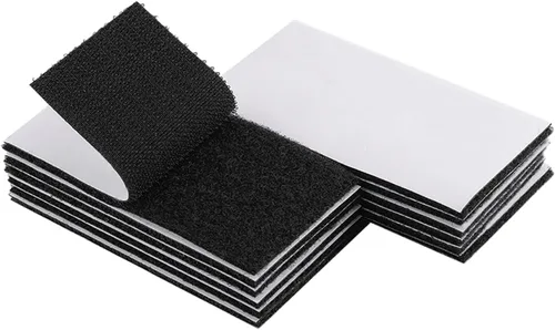 Vista 12 de Melsan Tiras de gancho y bucle de 1 x 4 pulgadas con adhesivo, 15 juegos, cinta de montaje adhesiva fuerte para uso doméstico u oficina, en lugar