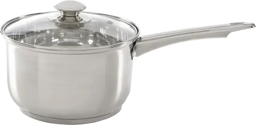 Vista 15 de Olla sopera de acero inoxidable Ecolution, olla de cocina lista para inducción con tapa de vidrio, apta para horno, olla de sopa apta