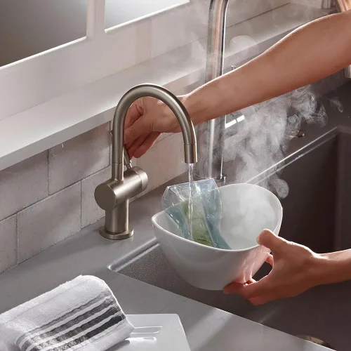 Vista 6 de InSinkErator F-H3300 - Llave dispensadora de agua caliente instantánea de una manija, F-H3300C