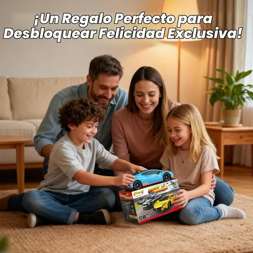 Vista 9 de Axirata Lamborghini - Coche de juguete Lamborghini a escala 1:24 (azul)