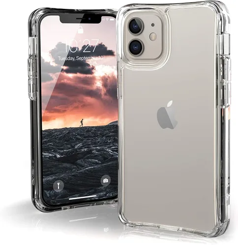Vista 17 de URBAN ARMOR GEAR UAG - Funda protectora de plasma transparente diseñada para iPhone 12 Mini 5G [pantalla de 5.4 pulgadas], resistente, ligera