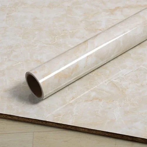 Vista 3 de PoetryHome Papel de contacto de mármol beige extraíble de vinilo para salpicadero de mesa, autoadhesivo, impermeable, rollo de papel tapiz