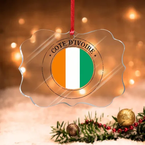 Vista 24 de Bandera de Bélgica, adornos de decoración para árbol de Navidad, bandera nacional, decoración para árbol de Navidad, colgante colgante, adornos