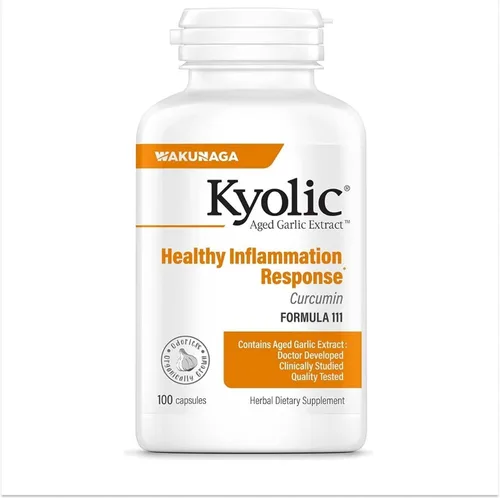 Vista 9 de Kyolic Fórmula 111 de extracto de ajo envejecido, respuesta saludable a la inflamación, 150 cápsulas (el embalaje puede variar)