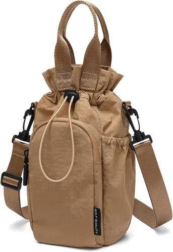 Vista 10 de Bolsa grande para botella de agua de 32/40/42/64 onzas, bolsa cruzada con cordón casual para taza de agua