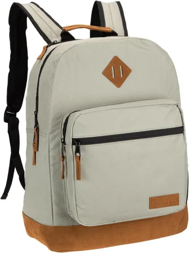 Vista 13 de Wrangler Yellowstone Mochila resistente al agua para viajes, mochila casual para portátil o cuaderno, negro cuerda, Mediana, Mochilas Daypack