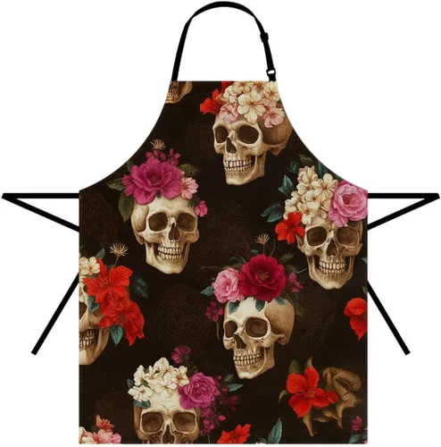 Vista 24 de Moslion Apron 31x27 Inch Kitchen Chef Waitress Cook Aprons Bib with Adjustable Neck for Women Men