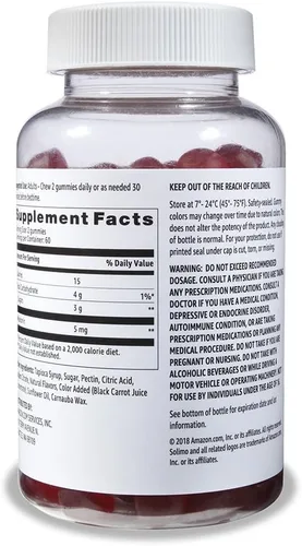 Vista 3 de Amazon Basics - Paquete de gomitas de melatonina y vitamina D3 (2 paquetes)