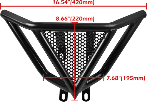 Vista 12 de SAUTVS Protector de parachoques delantero para Yamaha Raptor 700 700R 2006-2026