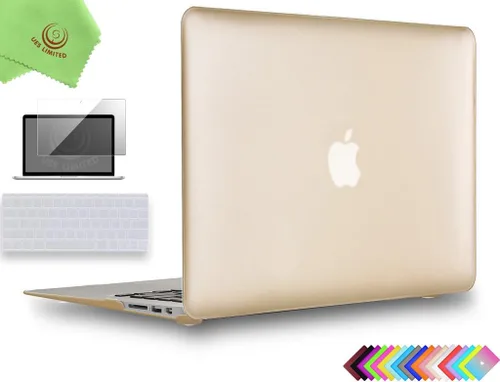 Vista 16 de UESWILL Funda rígida mate 3 en 1 compatible con MacBook de 12 pulgadas con pantalla Retina modelo A1534 + funda de teclado y protector de pantalla