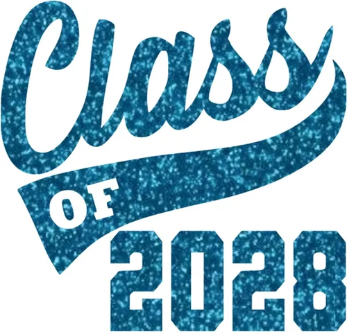 Vista 15 de Adhesivo de graduación para planchar en la clase de 2028, calcomanía para camiseta de secundaria, parche de graduación HTV para graduados