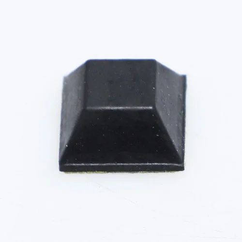 Vista 5 de uxcell Almohadillas de goma autoadhesivas cuadradas para muebles12mmx12mmx6mm 12 en 1