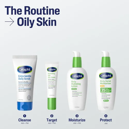 Vista 5 de Cetaphil - Limpiador facial exfoliante, exfoliante facial diario extrasuave, exfolia y limpia suavemente, para todo tipo de piel, no irrita e