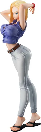 Vista 2 de Megahouse Dragon Ball DB Gals Android 18 Versión 3 Figura de PVC