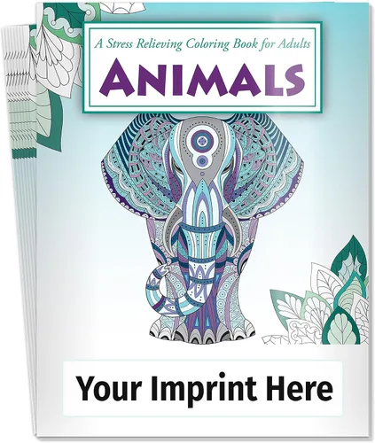 Vista 9 de ZOCO Paquetes de libros para colorear de animales, paquete de 10 a granel con lápices, regalos de atención plena para adultos, personas mayores