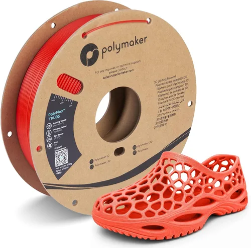 Vista 17 de Polymaker Filamento TPU 0.07 in 90A Flexible 1.65 lbs, Negro 111 - 1.75 mm 1.65 lbs Tpu90 Negro (Código hexagonal: #16161a)