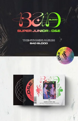 Vista 2 de Super Junior D&E - Bad Blood (4º mini álbum)+juego de tarjetas de fotos extra