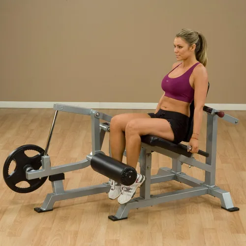 Vista 2 de Body-Solid (LVLE) Pro Cubline - Extensión de piernas de apalancamiento, máquina de pesas de gimnasio comercial y en casa para ejercicios