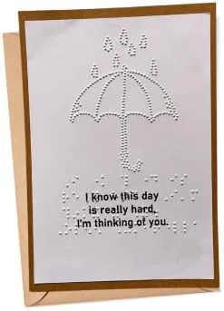 Vista 11 de Tarjetas de notas en braille para ciegos o con discapacidad visual (Motivación-2)